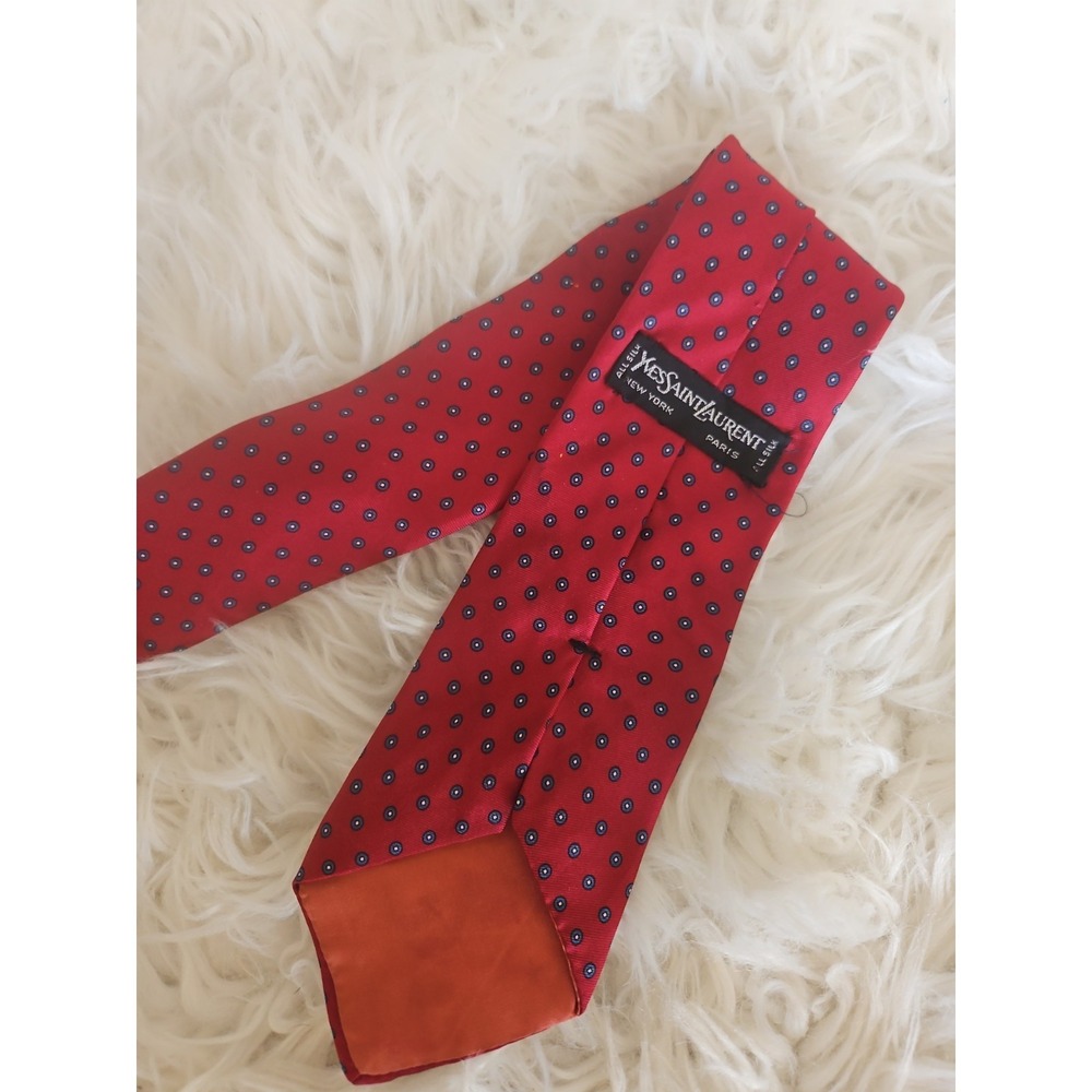 YSL Yves Saint Laurent Silk Tie
